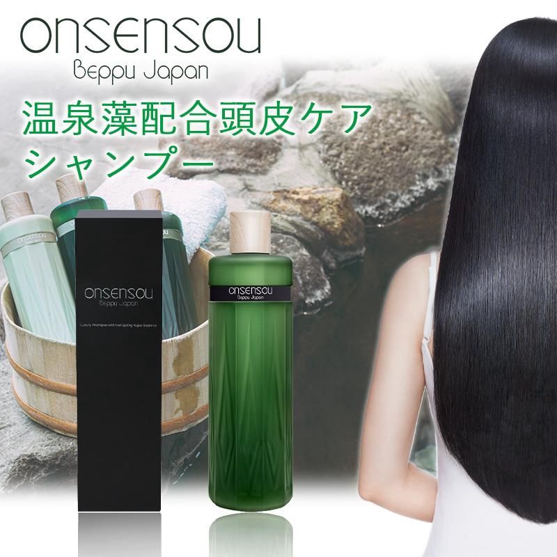 Onsensou Hot Spring Algae Essence Scalp Care Shampoo 300ml