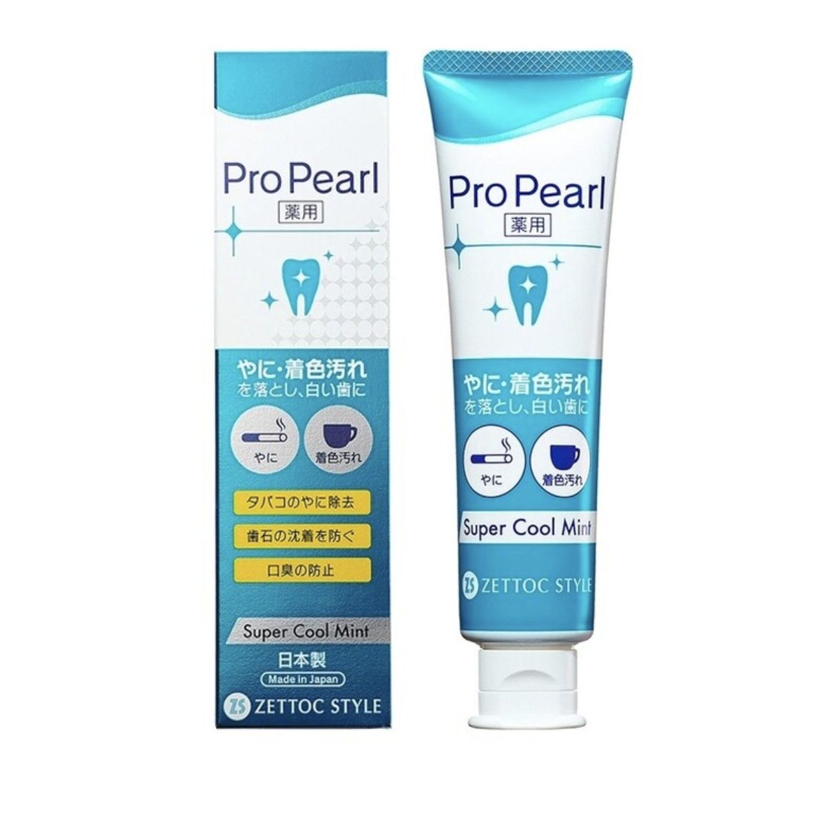 Zettoc Toothpaste Pro-Pearl Super Cool Mint