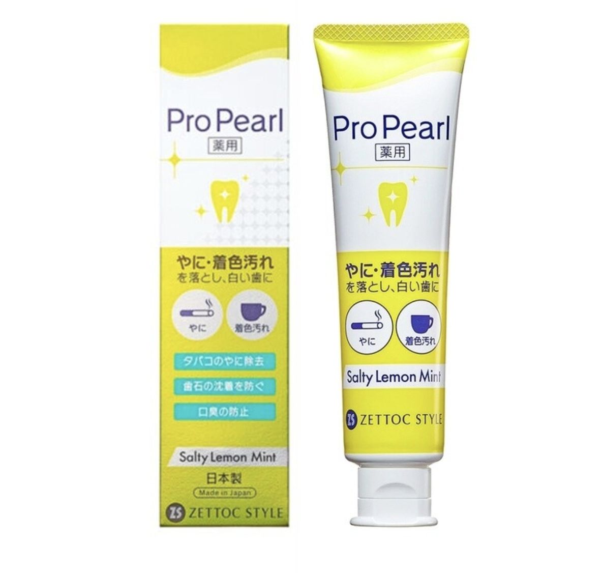 Zettoc Toothpaste Pro-Pearl Salty Lemon Mint