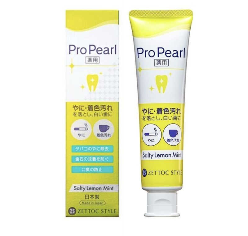 Zettoc Toothpaste Pro-Pearl Salty Lemon Mint