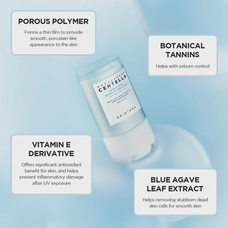 Skin1004 Madagascar Centella Hyalu-Cica Silky-Fit Sun Stick 20g