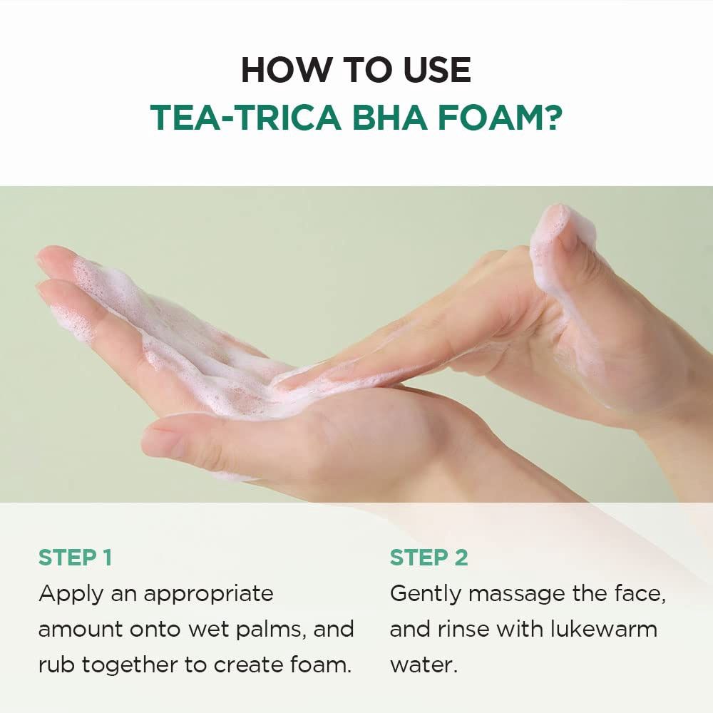 Skin1004 Madagascar Centella Tea-Trica BHA Foam 125ml