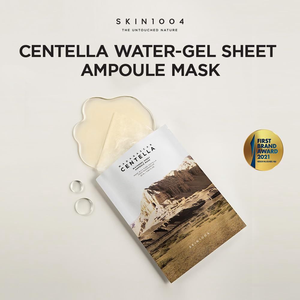 Skin1004 Madagascar Centella Watergel Sheet Ampoule Mask 5 Sheets
