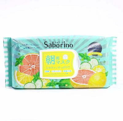 BCL Saborino Morning Face Mask- Fresh Type 32 Sheets*