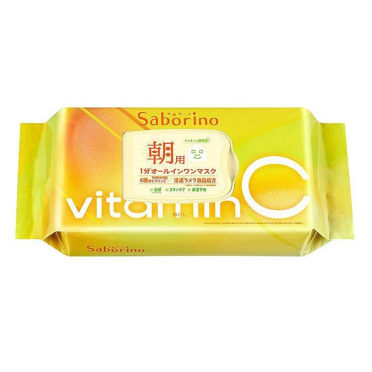 BCL Saborino Morning Facial Sheet Mask VC 30 Sheets