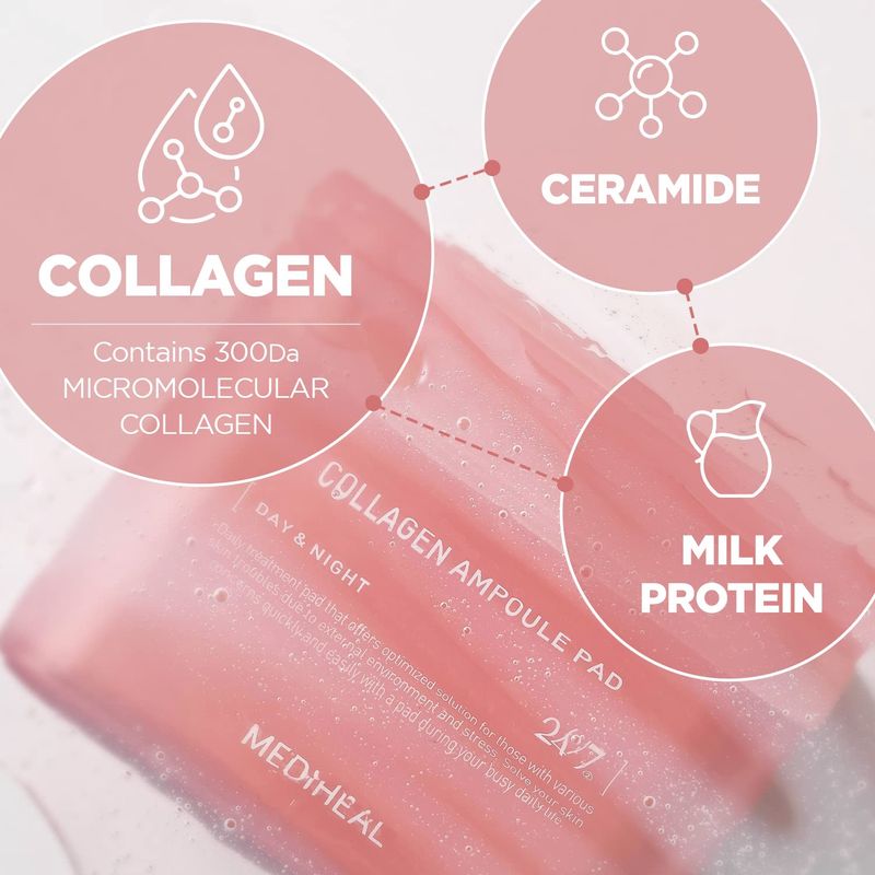 Mediheal Collagen Ampoule Pad 100pcs