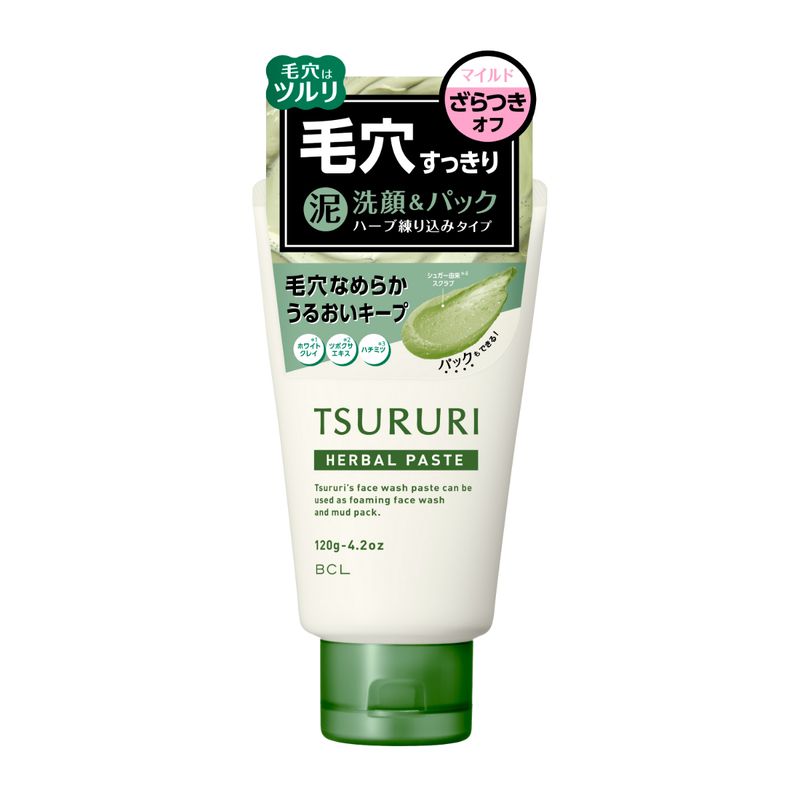 BCL Tsururi Face Wash Paste Herbal Paste 120g