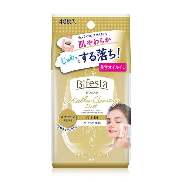 Bifesta Micellar Cleansing Sheet Oil-In 40 Sheets