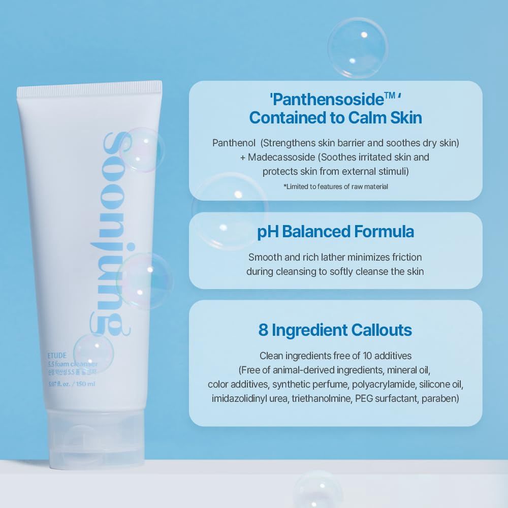 Etude House Soon Jung PH5.5 Foam Cleanser 150ml (N)