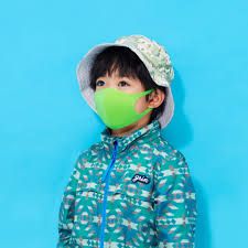 Arax Pitta Mask For Kids - Pink/Yellow/Blue 3 Colors