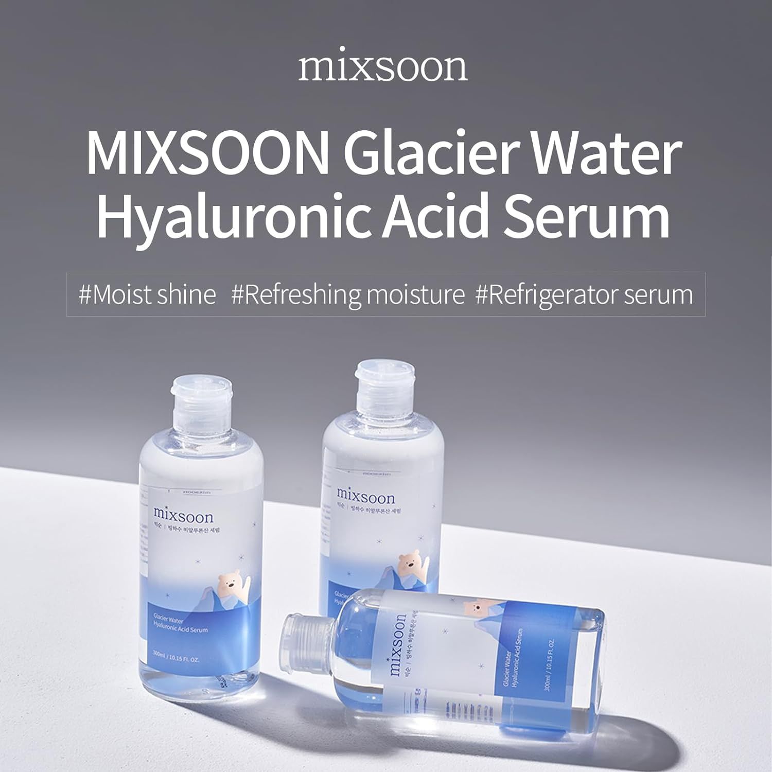 Mixsoon Ice Glacier Water Hyaluronic Acid Serum 300ml