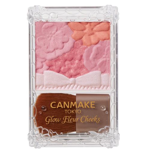 Canmake Glow Fleur Cheeks 01 Peach Fleur