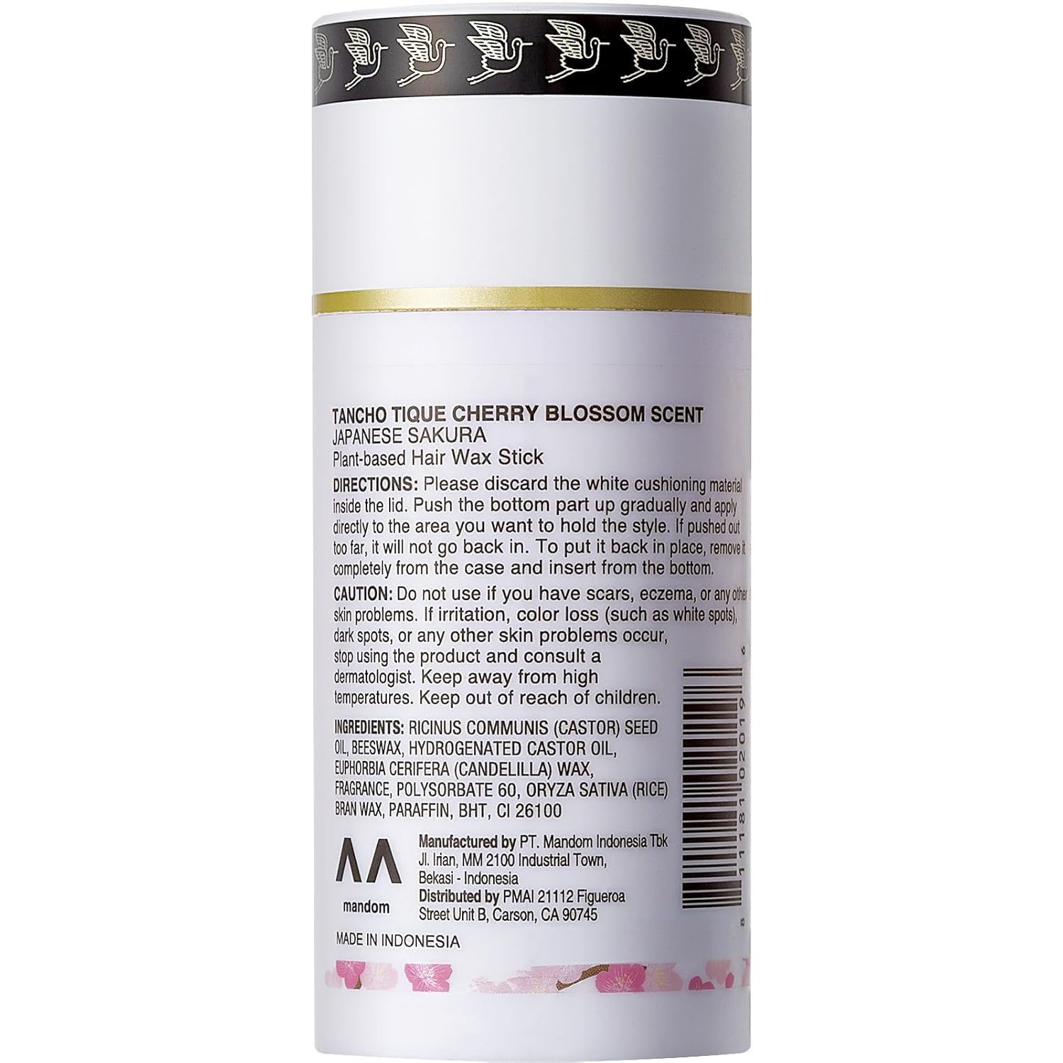 Mandom Tancho Hair Styling Stick Cherry Blossom Scent 100g
