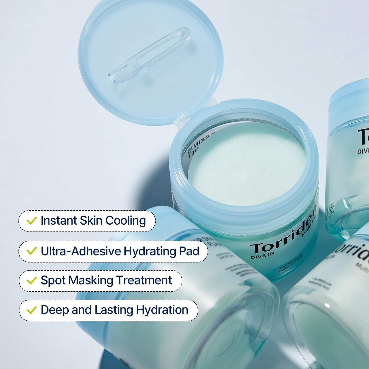 Torriden Dive-In Low Molecule Hyaluronic Acid Multi Pad 80pcs