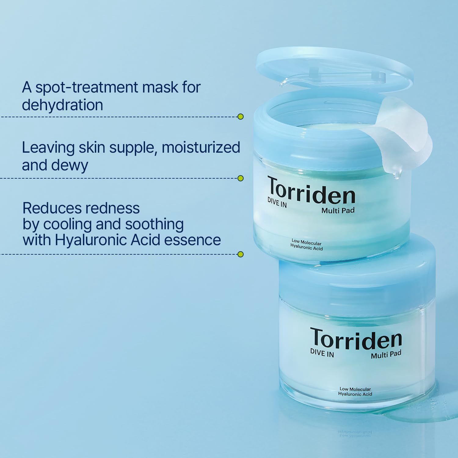 Torriden Dive-In Low Molecule Hyaluronic Acid Multi Pad 80pcs