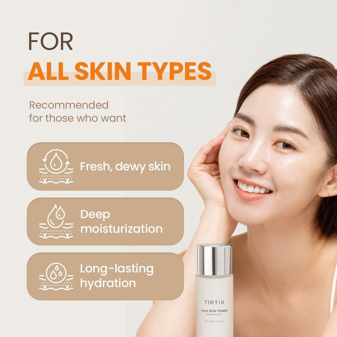 TIRTIR Deep Moisturizing Milk Skin Toner 150ml