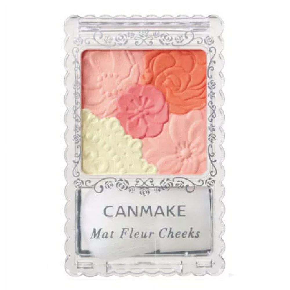 Canmake Mat Fleur Cheeks 02 Girly Rose