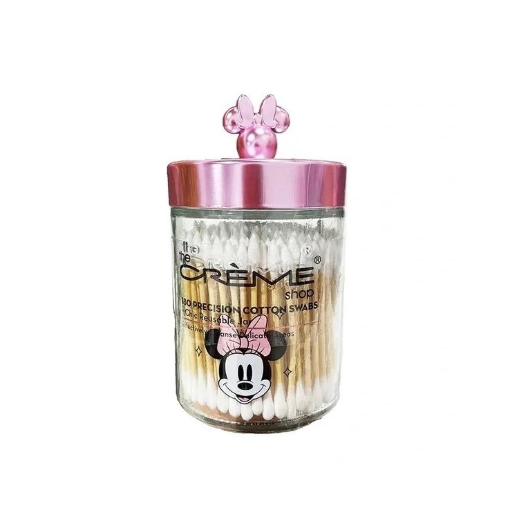 TCS Disney Minnie Mouse Reusable Jar+Precision Cotton Swabs*