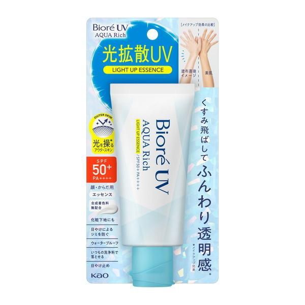 Kao Biore UV Aqua Rich Light Up Essence Sunscreen SPF50+ PA++++ 70ml