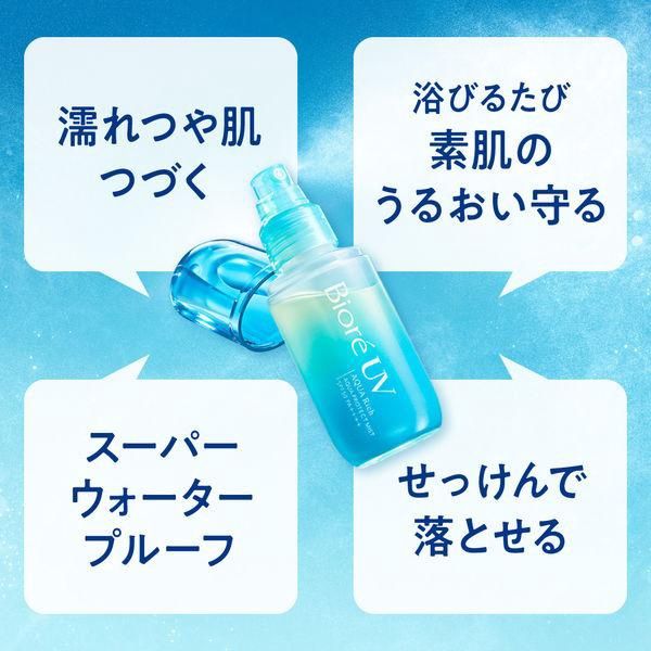 Kao Biore UV Aqua Rich Aqua Protect Mist Sunscreen Spray SPF50+ PA++++ 60ml (Moist)