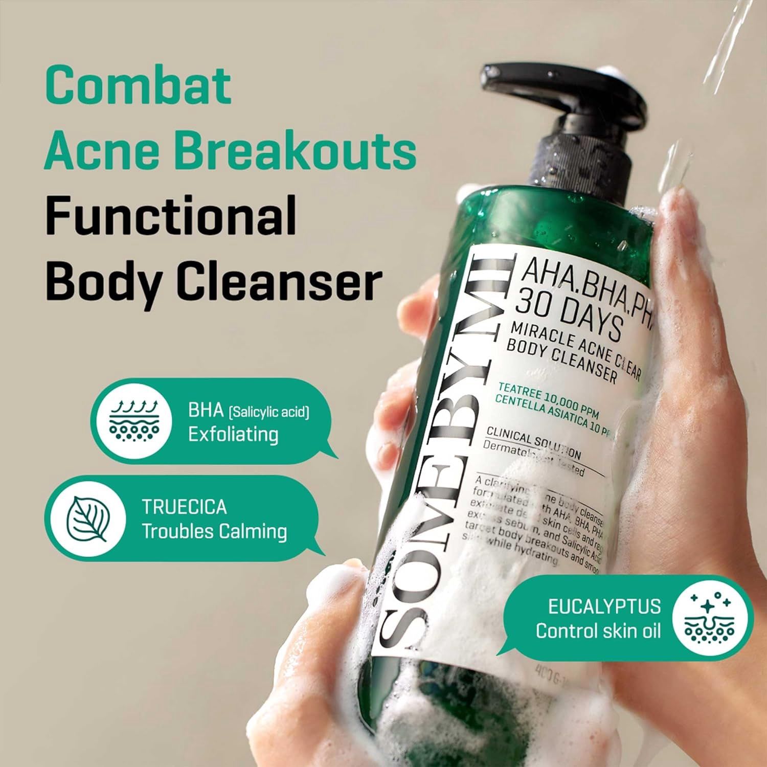 Some By Mi AHA.BHA. PHA 30 Days Miracle Clear Body Cleanser 400g