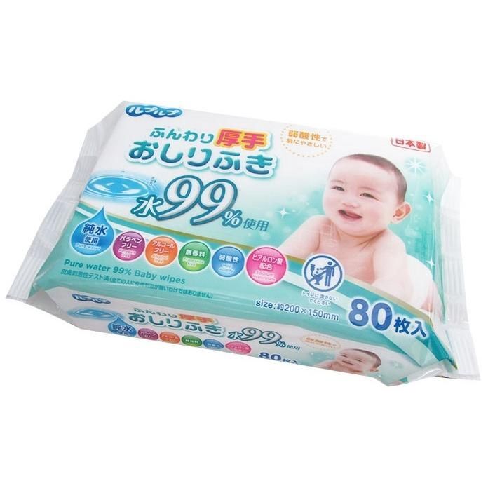Life-Do Puls Lupulupu Baby Wipe Soft &amp; Thick 80pcs