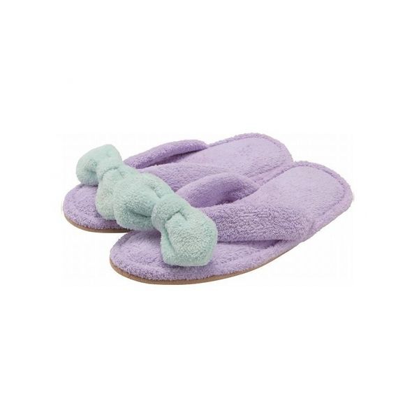 Carari mor Microfiber Slipper w/ 2pcs Purple
