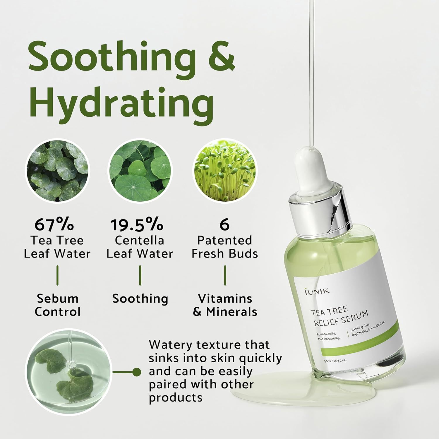 iUNIK Tea Tree Relief Serum 50 ml