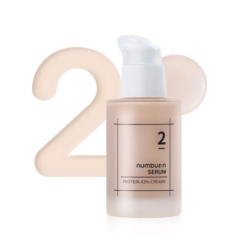 Numbuzin No.2 Protein 43% Creamy Serum 50ml (Ceramide, Panthenol, Tighten Loose Skin)