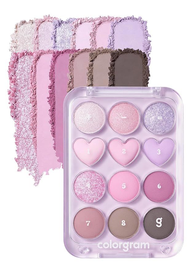 Colorgram Pin Point Eyeshadow Palette #03 Pink Lavender Love