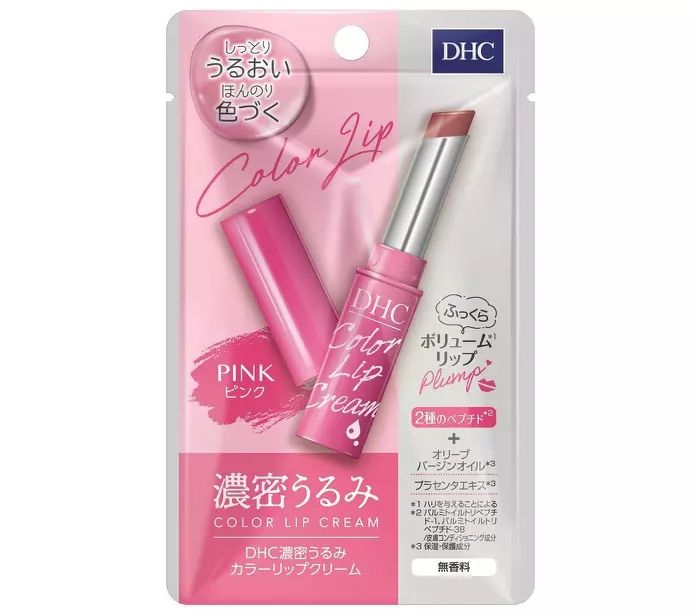 DHC Deep Moist Color Lip Balm - Pink 1.5g