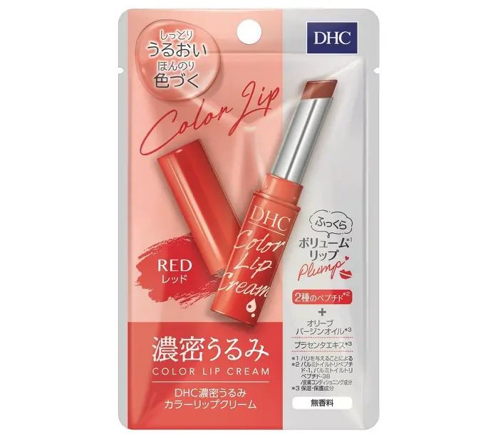 DHC Deep Moist Color Lip Balm - Red 1.5g