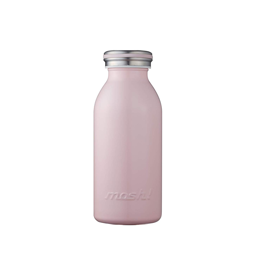 Doshisha Corp Mosh! Stainless Milk Bottle 350ml  Peach