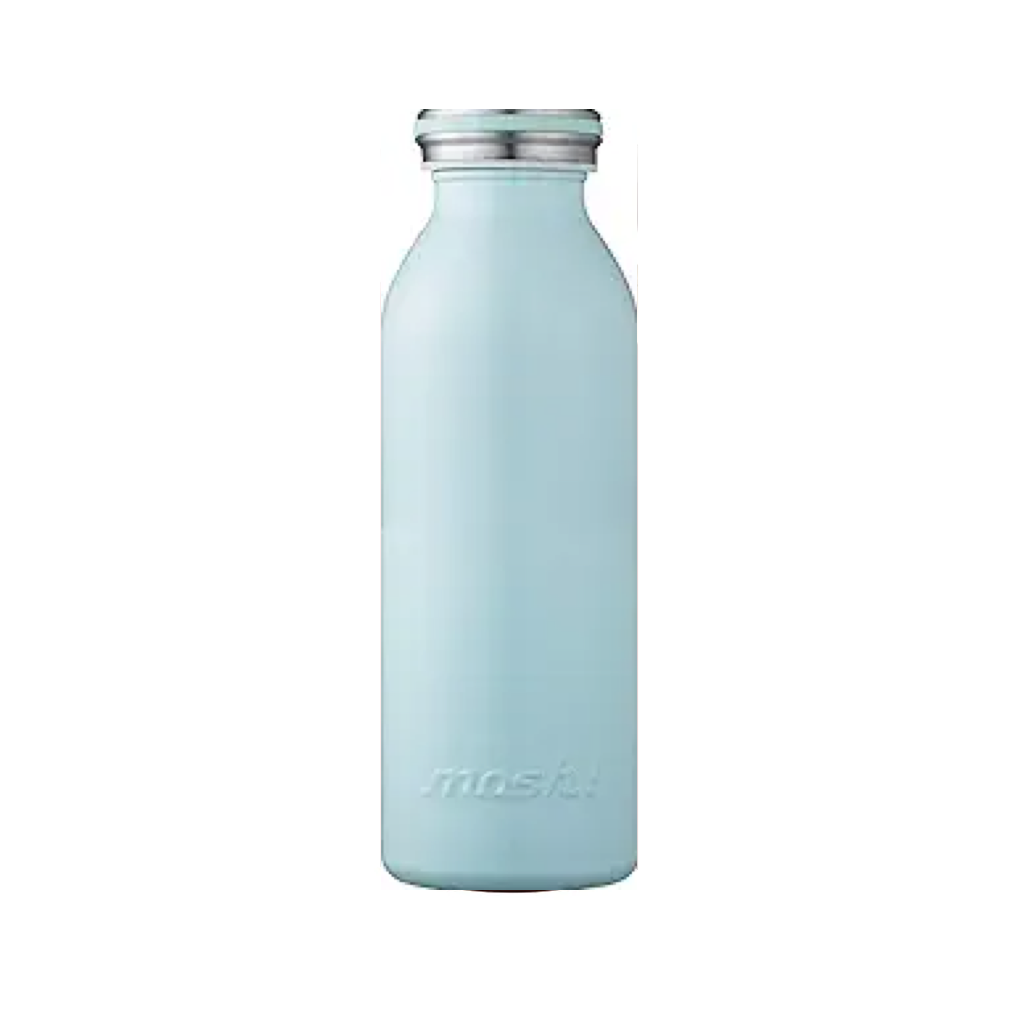 Doshisha Corp Mosh! Stainless Milk Bottle 350ml Turquoise
