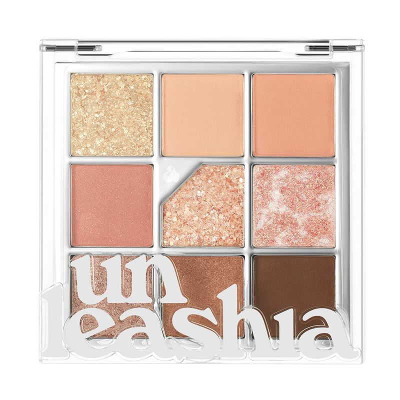 Unleashia Glitterpedia Eye Palette  No.3 All of Coralpink