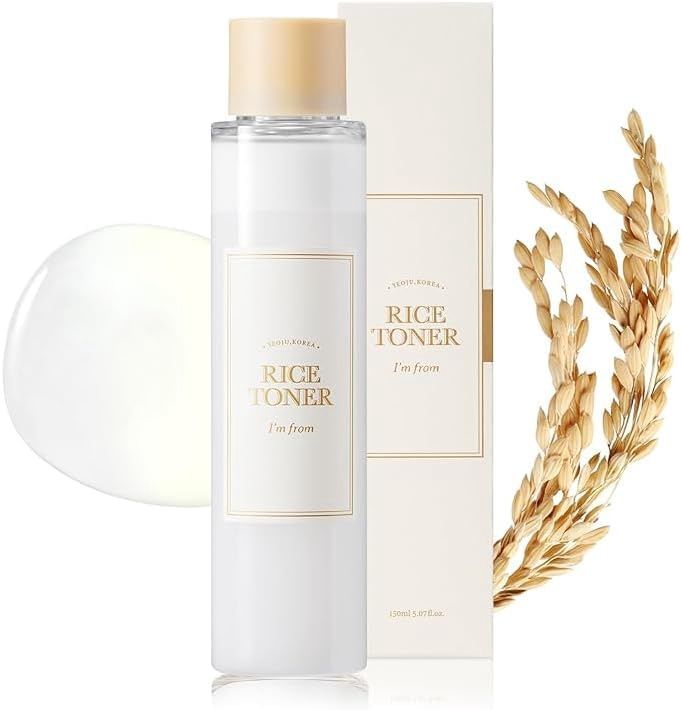 I&#39;m From Rice Toner 150ml (77.78% Rice Extract Glow Essence with Niacinamide for Dry Skin)