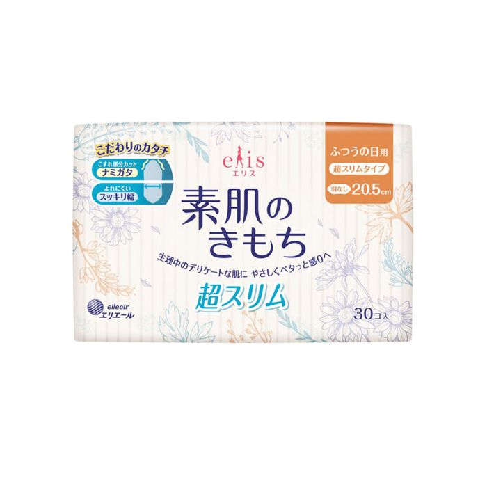 Elis Megami Sanitary Napkin Slim Regular Daytime No Wing 30pcs