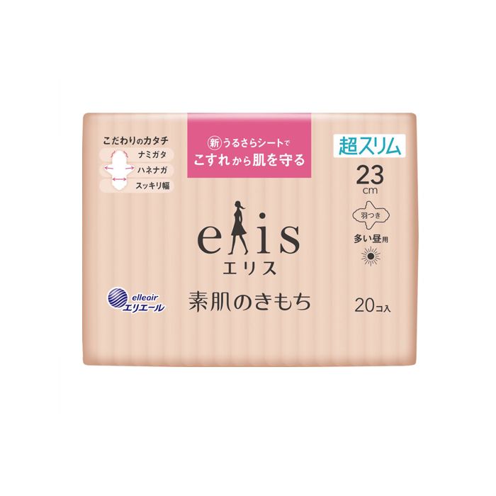 Elleair Elis Shuadano Kimochi Sanitary Napkin Slim Heavy Daytime w/ Wing 20p