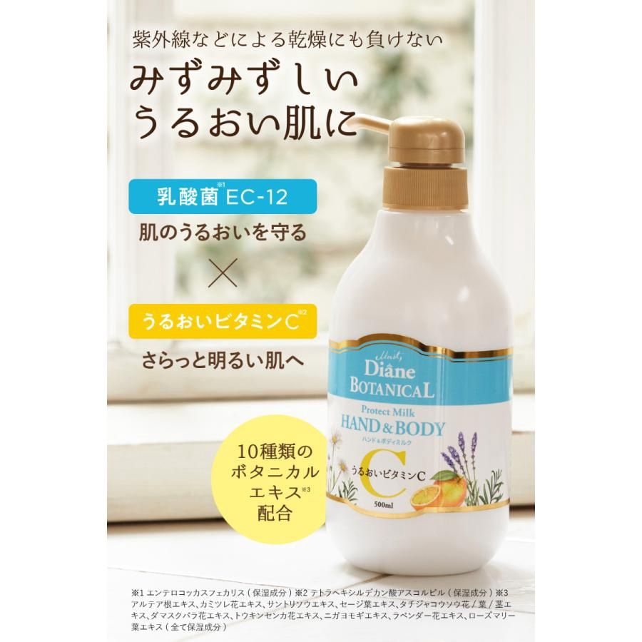 Moist Diane Botanical Protect Hand &amp; Body Milk 500ml - Citrus Savon