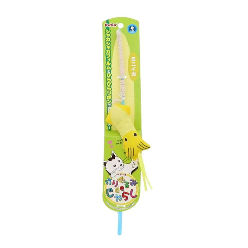 Petio Kerigurumi de Jyarashi Toy for CATS (Mini Squid)