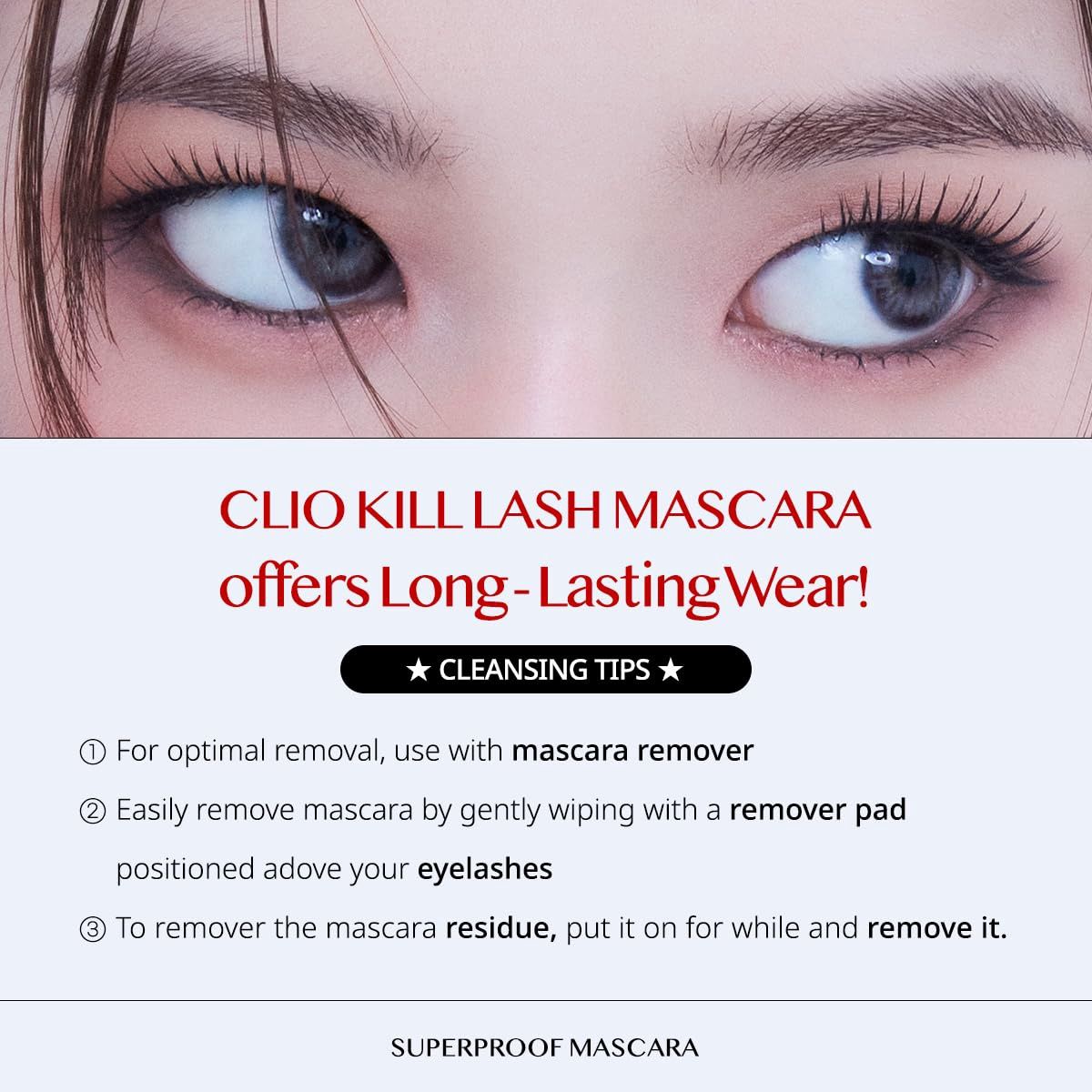 Clio Kill Lash Superproof Mascara #04 Extreme Volume Black