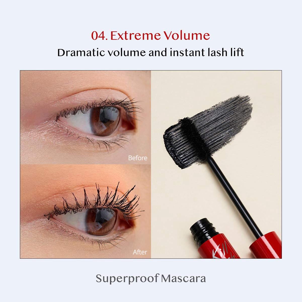 Clio Kill Lash Superproof Mascara #04 Extreme Volume Black