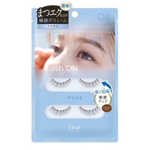 DUP Eyelashes Lash ON #04 Pure