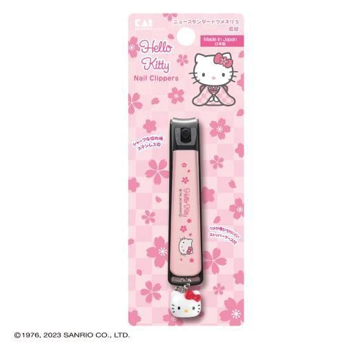 Kai Hello Kitty Japanese Style Standard S Nail Clipper (Pink Flower Sakura)