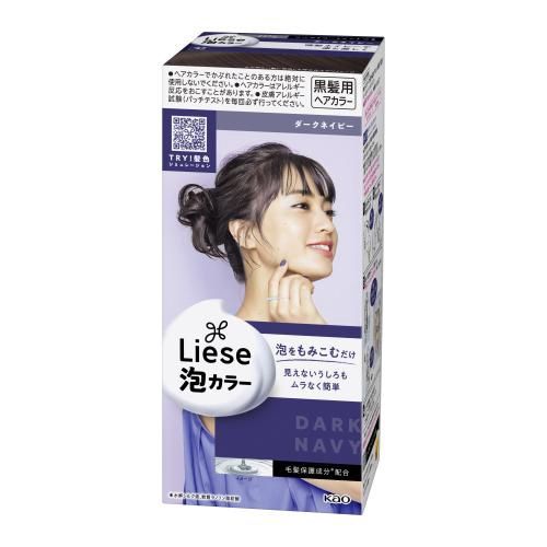 Kao Liese Prettia Bubble Hair Color - Dark Navy