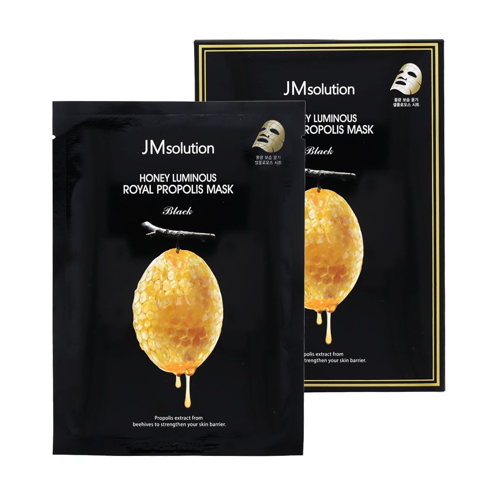 JM Solution Honey Luminous Royal Propolis Mask 10pcs/Box