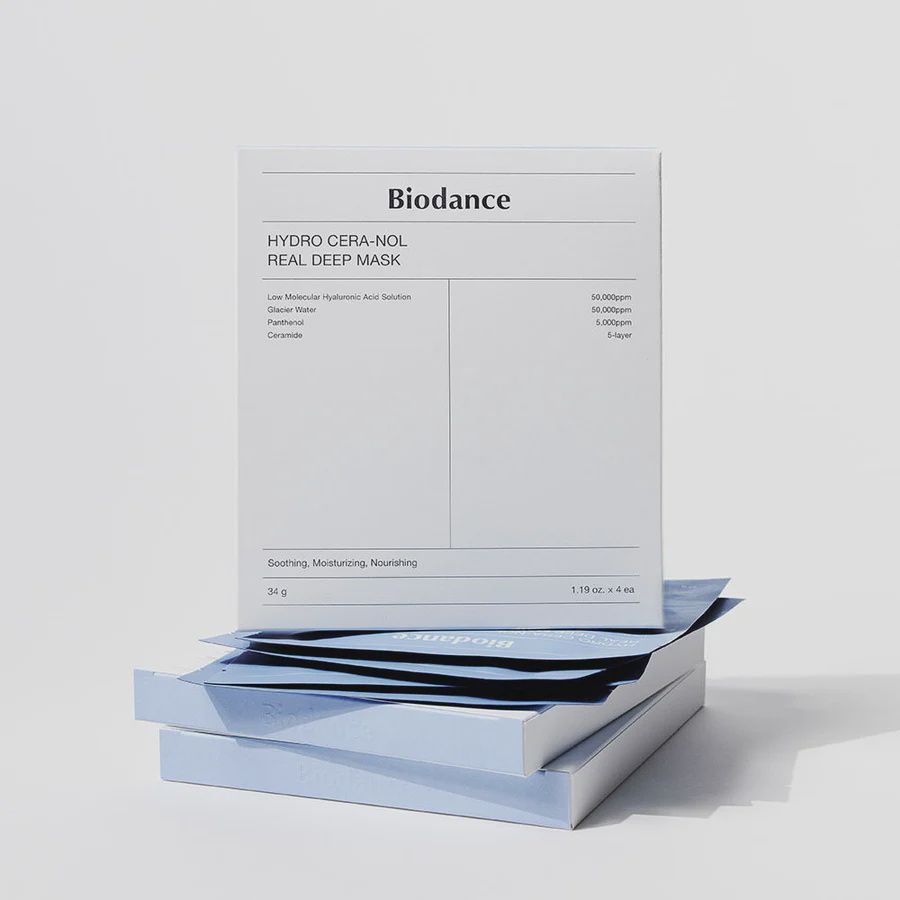 Biodance Hydro Cera-Nol Real Deep Mask 4 Sheets