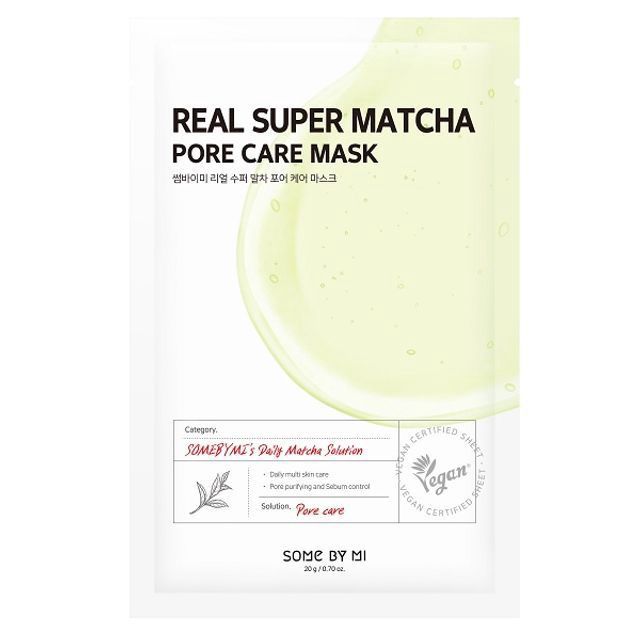 Some By Mi Real Super Matcha Pore Care Mask 1pc