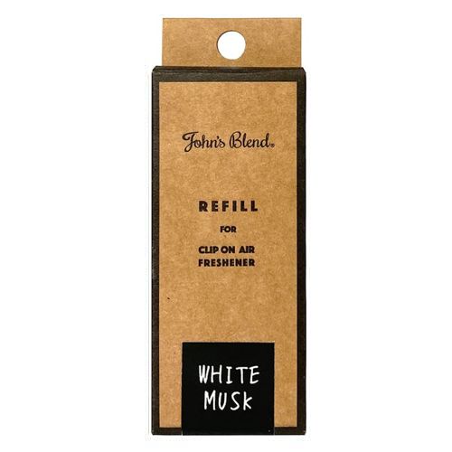 John&#39;s Blend Clip-On Air Freshener Refill 2Pcs - White Musk