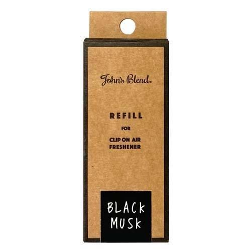 John&#39;s Blend Clip-On Air Freshener Refill 2Pcs - Black Musk